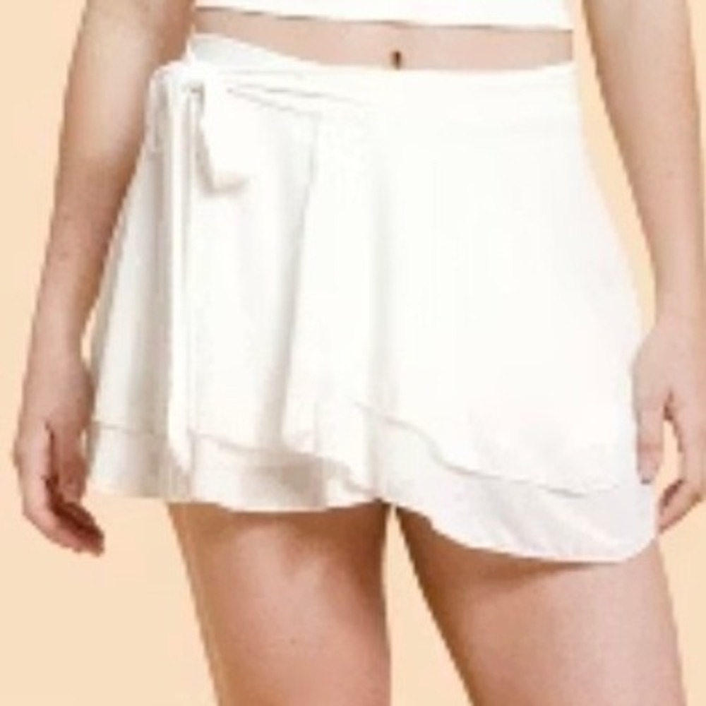 BLOGILATES Sugar Swizzle Dance Studio Wrap Skort Mesh Ballet Activewear‎ Medium